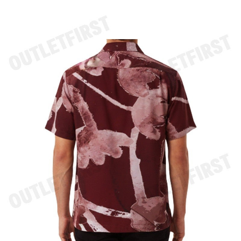 GUY LAROCHE รุ่น MAN'S HAWAIIAN SHIRT CODE: BAC7400S5RE เสื้อเชิ้ต เสื้อแขนสั้น เสื้อผู้ชาย