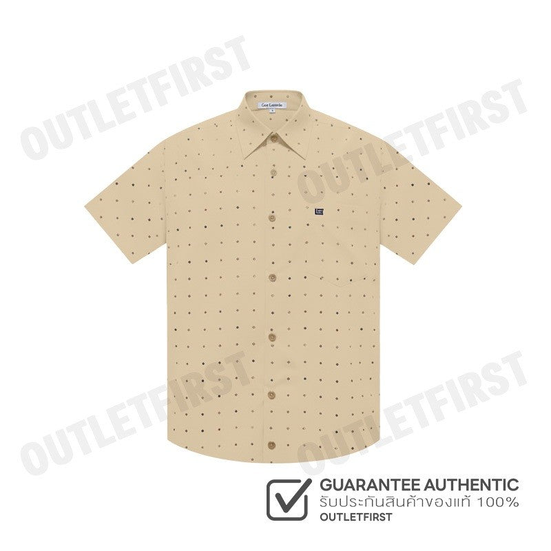 GUY LAROCHE รุ่น MAN'S SHORT SLEEVES SHIRT CODE: BAC5220P4BE เสื้อเชิ้ต เสื้อแขนสั้น เสื้อผู้ชาย