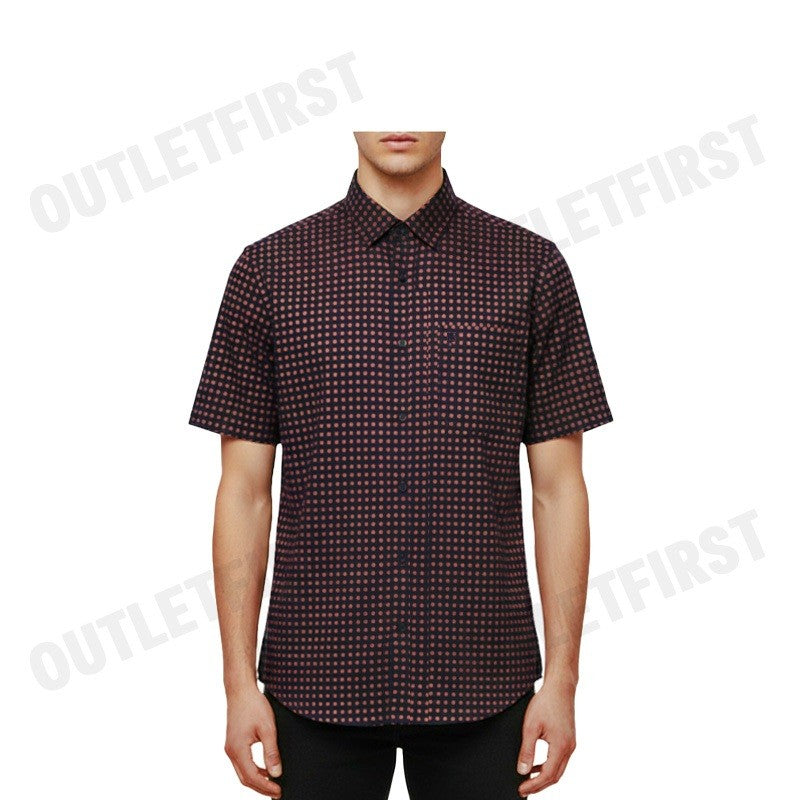 GUY LAROCHE รุ่น MAN'S SHORT SLEEVES SHIRT CODE: BAC9200S4RE  เสื้อเชิ้ต เสื้อแขนสั้น เสื้อผู้ชาย