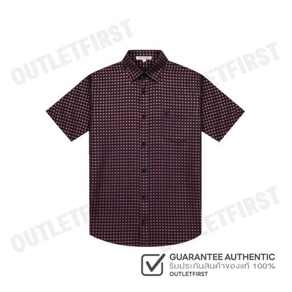 GUY LAROCHE รุ่น MAN'S SHORT SLEEVES SHIRT CODE: BAC9200S4RE  เสื้อเชิ้ต เสื้อแขนสั้น เสื้อผู้ชาย