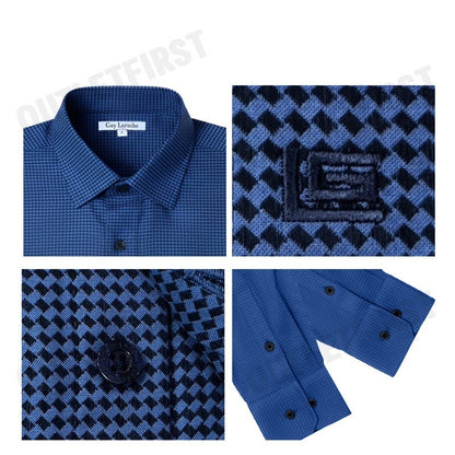 GUY LAROCHE รุ่น MAN'S LONG SLEEVES SHIRT CODE: BAB9204S4BU เสื้อเชิ้ต เสื้อแขนยาว เสื้อผู้ชาย