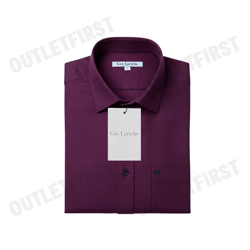 GUY LAROCHE MAN'S LONG SLEEVES SHIRT COLOR RED CODE: BAB9204S4RE