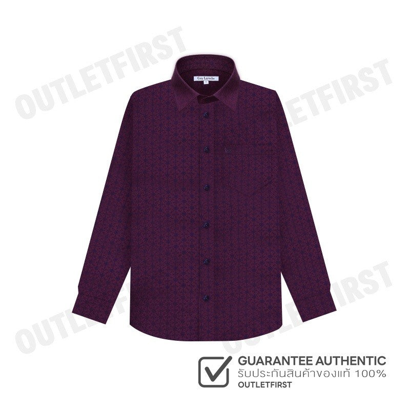 GUY LAROCHE รุ่น MAN'S LONG SLEEVES SHIRT CODE: BAB9201S4RE เสื้อเชิ้ต เสื้อแขนยาว เสื้อผู้ชาย