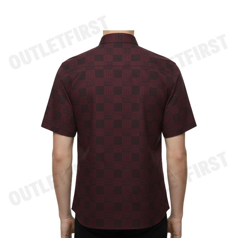 GUY LAROCHE รุ่น MAN'S SHORT SLEEVES SHIRT CODE: BAC9203S4RE เสื้อเชิ้ต เสื้อแขนสั้น เสื้อผู้ชาย