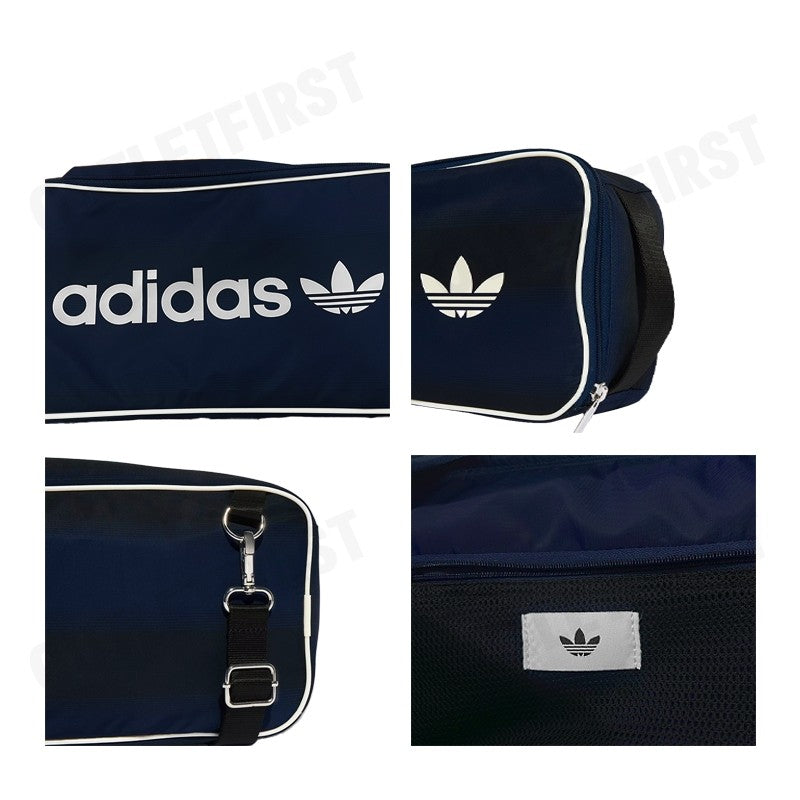 ADIDAS รุ่น CROSSBODY BOOTBAG CODE: JV7868 กระเป๋าสะพายข้าง กระเป๋าสีกรม กระเป๋าผู้หญิงผู้ชาย