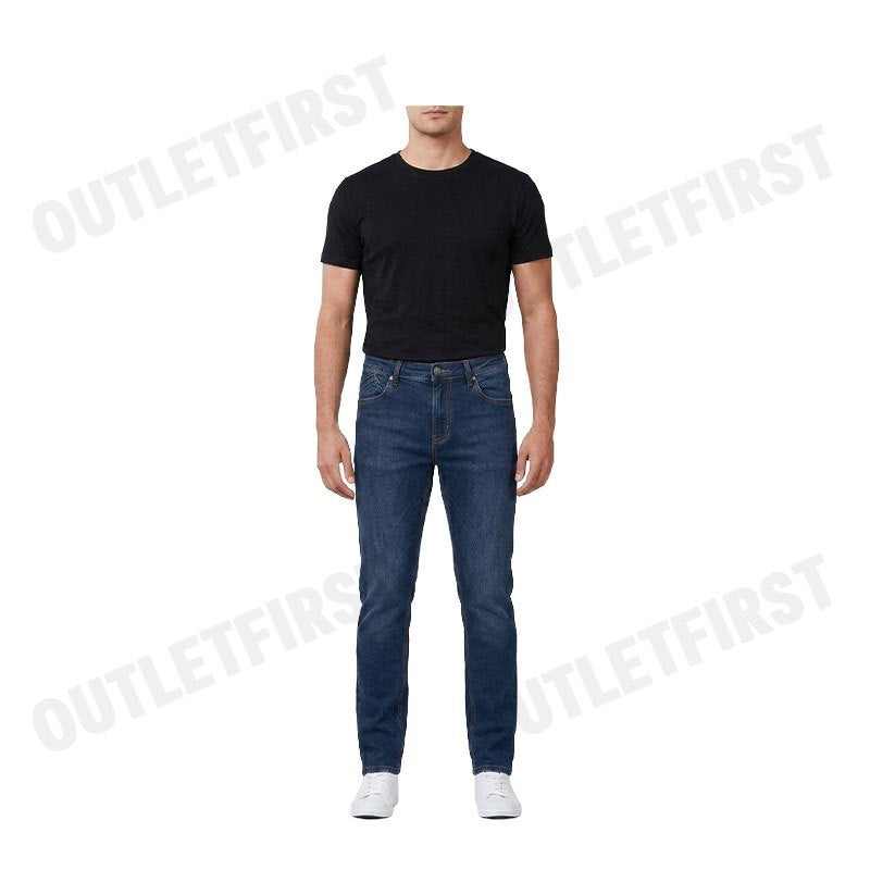 JOHN HENRY รุ่น MEN'S SLIM FIT JEANS (MID INDIGO) CODE: JH S325MPTSM44 กางเกงยีนส์ผู้ชาย กางเกง กางเกงจอน
