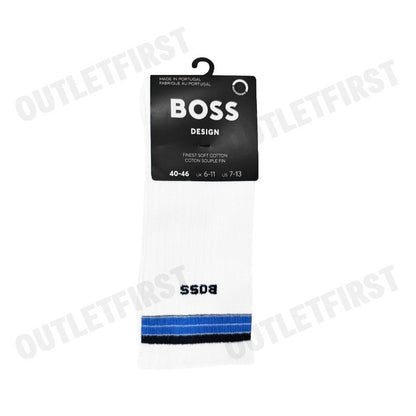 HUGO BOSS รุ่น RS RIB SHORT B CC CODE: 50495957 100 ถุงเท้า ถุงเท้าข้อยาว ถุงเท้ายูนิเซ็กส์