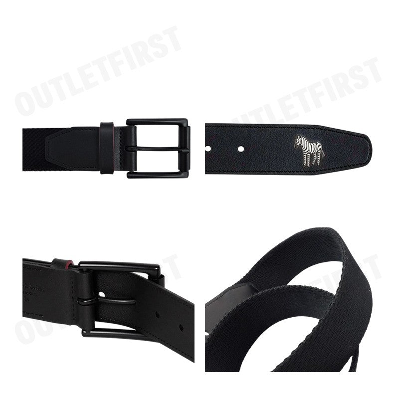 PS PAUL SMITH รุ่น MEN BELT ZEBRA WEBBING CODE: M2A 7050 MZEBBW 79 เข็มขัดผู้ชาย เข็มขัดทำงาน เข็มขัด
