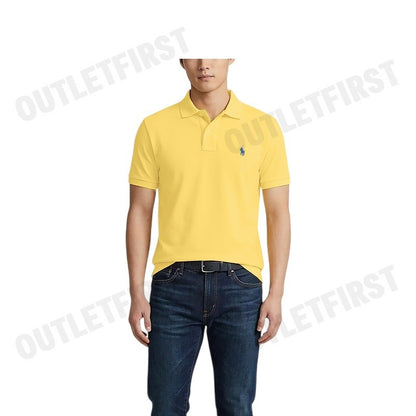 POLO RALPH LAUREN รุ่น CUSTOM SLIM FIT MESH POLO SHIRT CODE: 710937293073 เสื้อโปโลผู้ชาย เสื้อโปโลแขนสั้น เสื้อโปโล