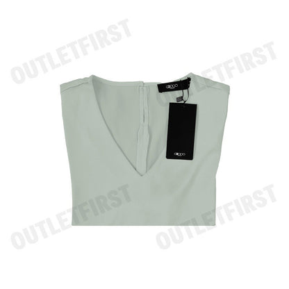 G2000 รุ่น WOMEN'S REGULAR FIT BLOUSE CODE: 4624142151 เสื้อเบลาส์ผู้หญิง เสื้อคอวี เสื้อแขนสั้น