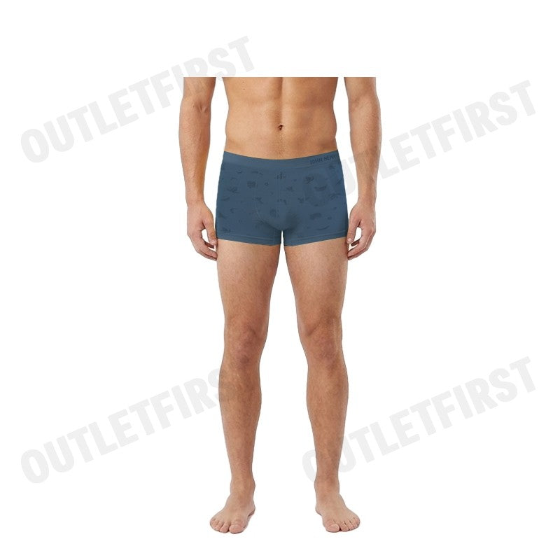 JOHN HENRY รุ่น UNDERWEAR SEAMLESS FASHION CODE: JU JU4410 (NAVY) กางเกงชั้นในผู้ชาย กางเกงบ็อกเซอร์ กางเกงสีกรม