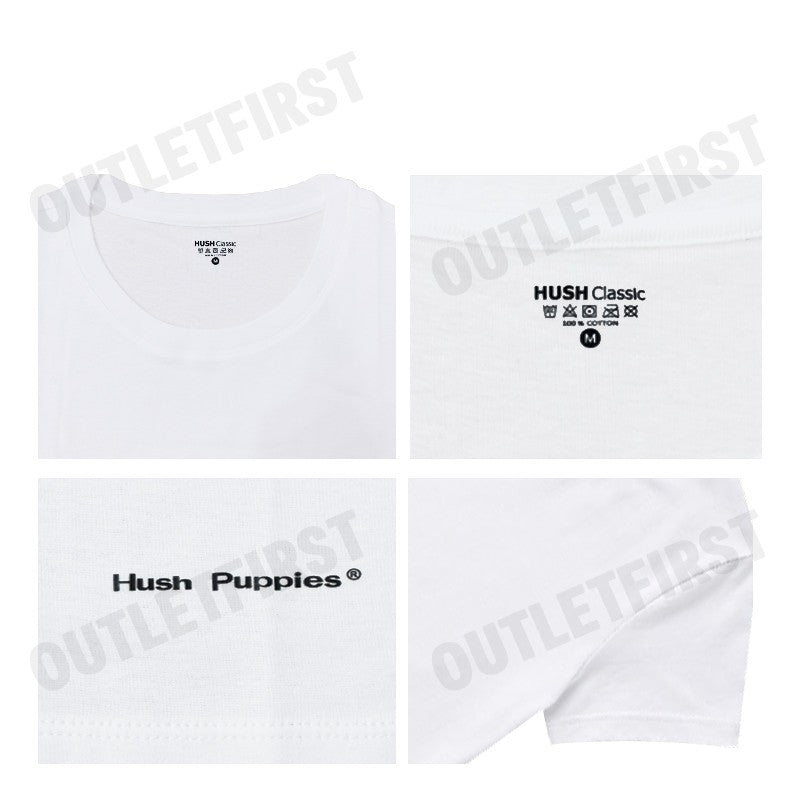 HUSH PUPPIES รุ่น TEE HUSH CLASSIC COMFORT CODE: HU H5MS001 เสื้อยืดคอกลมผู้ชาย เสื้อยืดสีขาว เสื้อยืด
