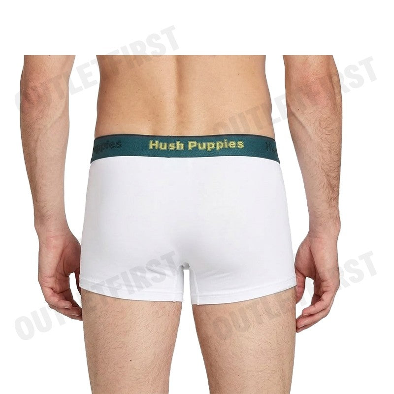 HUSH PUPPIES รุ่น MEN'S FASHION BOXER BRIEFS CODE: HU H3FN002E (WHITE) กางเกงชั้นในผู้ชาย กางเกงสีขาว กางเกงฮัชพัพพีส์