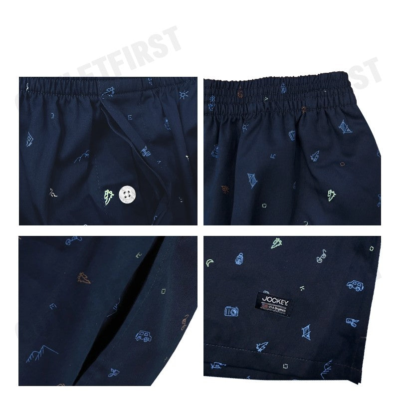 JOCKEY รุ่น MAN'S UNDERWEAR SLEEPWEAR CODE: KU JKB7391 กางเกงขาสั้นผู้ชาย กางเกงบ็อกเซอร์ กางเกงจ็อคกี้