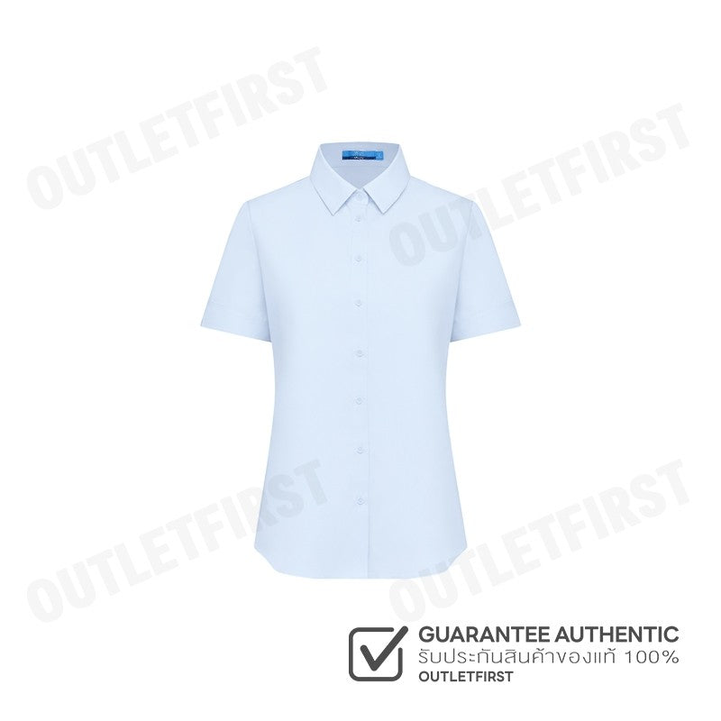 G2000 รุ่น WOMEN'S FORMAL SHIRT IN SLIM FIT CODE: 5122173370 เสื้อเชิ้ตแขนสั้นผู้หญิง เสื้อเชิ้ตคอปก เสื้อเชิ้ตจีที