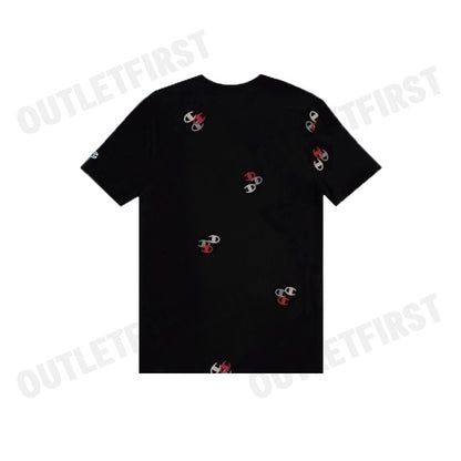 CHAMPION รุ่น CLASSIC LOGO AOP TEE CODE: T5747P AWBR เสื้อยืดคอกลมผู้ชาย เสื้อแชมป์เปี่ยน เสื้อแขนสั้น