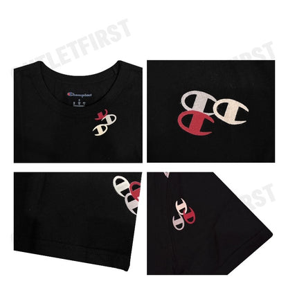 CHAMPION รุ่น CLASSIC LOGO AOP TEE CODE: T5747P AWBR เสื้อยืดคอกลมผู้ชาย เสื้อแชมป์เปี่ยน เสื้อแขนสั้น