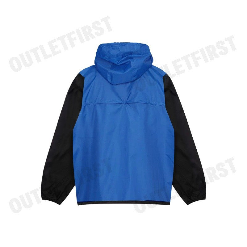 PLAY COMME DES GARÇONS X K-WAY รุ่น MEN HALF ZIP JACKET CODE: AZ J506 051 2 2 (BLUE/BLACK) เสื้อแจ็คเก็ตผู้ชาย