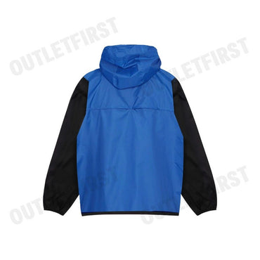 PLAY COMME DES GARÇONS X K-WAY รุ่น MEN HALF ZIP JACKET CODE: AZ J506 051 2 2 (BLUE/BLACK) เสื้อแจ็คเก็ตผู้ชาย
