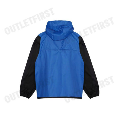 PLAY COMME DES GARÇONS X K-WAY รุ่น MEN HALF ZIP JACKET CODE: AZ J506 051 2 2 (BLUE/BLACK) เสื้อแจ็คเก็ตผู้ชาย