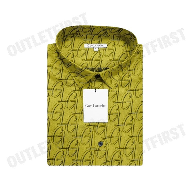 GUY LAROCHE รุ่น MAN'S SHORT SLEEVES SHIRT CODE: BAC9200S3YE เสื้อเชิ้ต เสื้อแขนสั้น เสื้อผู้ชาย