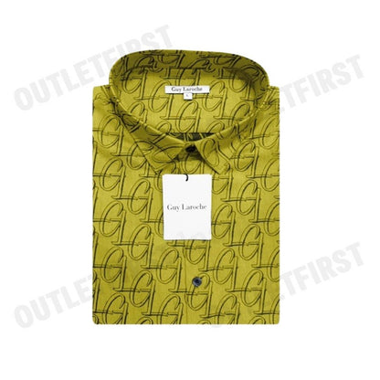 GUY LAROCHE รุ่น MAN'S SHORT SLEEVES SHIRT CODE: BAC9200S3YE เสื้อเชิ้ต เสื้อแขนสั้น เสื้อผู้ชาย