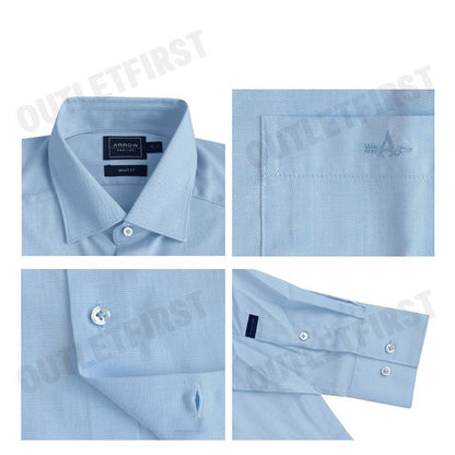 ARROW รุ่น MEN'S LONG SLEEVE SMART FIT SHIRT CODE: MACM911W4BSBU เสื้อเชิ้ต เสื้อแขนยาว เสื้อผู้ชาย