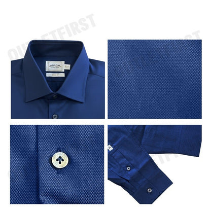 ARROW รุ่น MEN'S PREMIUM COLLECTION SMART FIT SHIRT CODE: MAPM928W3BSNV เสื้อเชิ้ต เสื้อแขนยาว เสื้อผู้ชาย