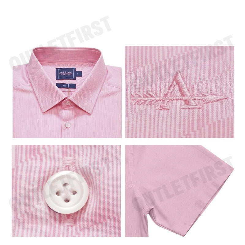 ARROW รุ่น MEN'S BAMBOO SHIRT CODE: MACS616S3BSPI เสื้อเชิ้ต เสื้อแขนสั้น เสื้อผู้ชาย