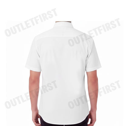 ARROW รุ่น MEN'S COTTON SHORT SLEEVES SLIM FIT SHIRT CODE: MACS933S3BRWH เสื้อเชิ้ต เสื้อแขนสั้น เสื้อผู้ชาย
