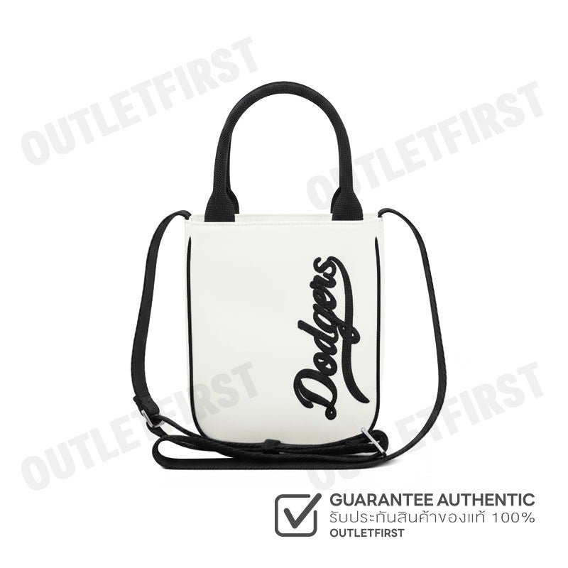 MLB รุ่น CROSSBODY BAG UNISEX DENIM VARSITY CURSIVE CODE: 3ACRS104N 07CRD กระเป๋าสะพายข้าง กระเป๋าถือ