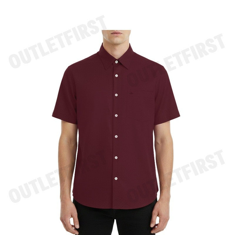 ARROW รุ่น MEN'S COTTON SHORT SLEEVES SHIRT CODE: MACC740W3CSDE เสื้อเชิ้ต เสื้อแขนสั้น เสื้อผู้ชาย
