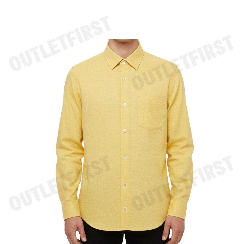 ARROW รุ่น MEN'S PREMIUM COLLECTION COMFORT FIT SHIRT CODE: MAPC703S4BSYE เสื้อเชิ้ต เสื้อแขนยาว เสื้อผู้ชาย