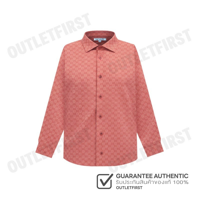 GUY LAROCHE รุ่น MAN'S LOGO LONG SLEEVES SHIRT CODE: BAB9208S3OR เสื้อเชิ้ต เสื้อแขนยาว เสื้อผู้ชาย
