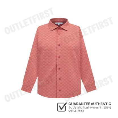 GUY LAROCHE รุ่น MAN'S LOGO LONG SLEEVES SHIRT CODE: BAB9208S3OR เสื้อเชิ้ต เสื้อแขนยาว เสื้อผู้ชาย