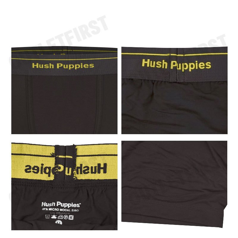 HUSH PUPPIES รุ่น MEN'S MICRO MODAL SIRO BOXER BRIEFS CODE: HU H3FSR08 (BROWN) กางเกงชั้นใน กางเกงฮัชพัพพีส์ ผู้ชาย