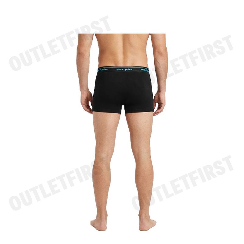 HUSH PUPPIES รุ่น MEN'S MICRO MODAL SIRO BOXER BRIEFS CODE: HU H3FSR08 (BLACK) กางเกงชั้นใน กางเกงฮัชพัพพีส์ ผู้ชาย