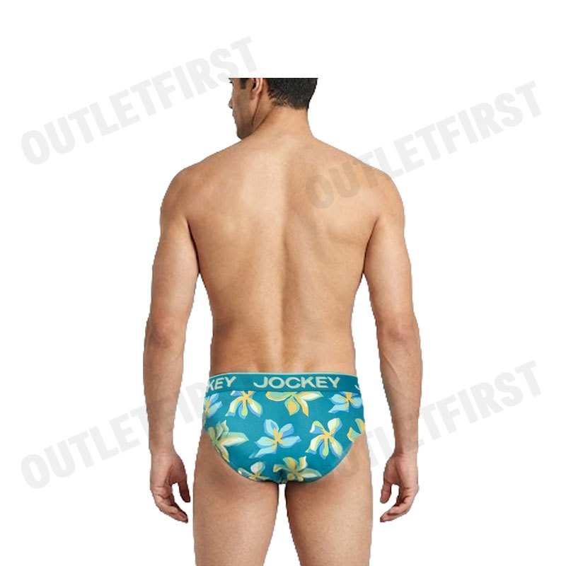 JOCKEY รุ่น MEN'S COTTON MODAL BRIEF CODE: KU 1510251 (TEAL SLATE) กางเกงชั้นใน กางเกงชั้นในผู้ชาย กางเกงจ็อคกี้
