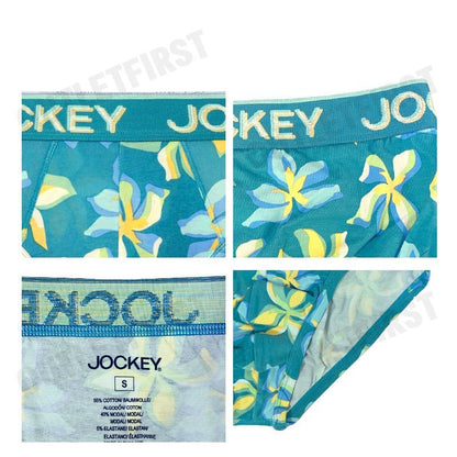 JOCKEY รุ่น MEN'S COTTON MODAL BRIEF CODE: KU 1510251 (TEAL SLATE) กางเกงชั้นใน กางเกงชั้นในผู้ชาย กางเกงจ็อคกี้