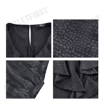 G2000 รุ่น WOMEN'S REGULAR FIT BLOUSE CODE: 4624121199 เสื้อเบลาส์ผู้หญิง เสื้อผู้หญิง เสื้อเบลาส์สีดำ