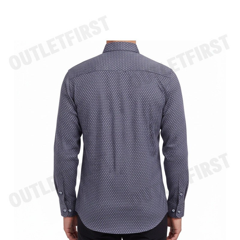 G2000 MEN'S FORMAL LONG SLEEVE SHIRT IN SMART FIT COLOR BLACK INK CODE: 4312701298