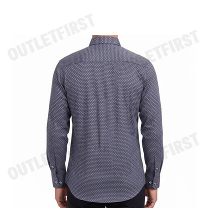 G2000 MEN'S FORMAL LONG SLEEVE SHIRT IN SMART FIT COLOR BLACK INK CODE: 4312701298