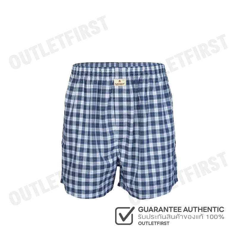 HUSH PUPPIES  MEN'S BOXER SHORTS SLEEPWEAR COLOR NAVY CODE: HU H3W283 (NAVY)