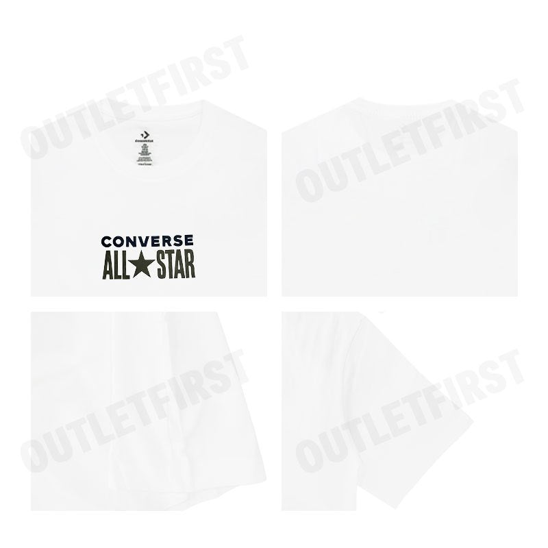 CONVERSE MEN'S CTAS TAG T-SHIRT COLOR WHITE CODE: 132T811AM_H5WTXX