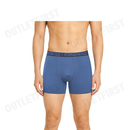 JOCKEY รุ่น MEN'S COOLING JADE BOXER TRUNK CODE: KU 1979 (BLUE) กางเกงชั้นในผู้ชาย กางเกงในบ็อกเซอร์ กางเกงจ็อคกี้