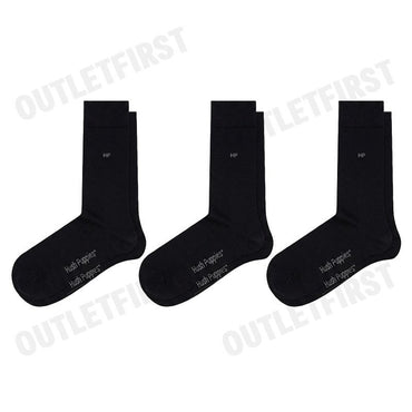 HUSH PUPPIES MEN'S INNERWEAR SOCKS 3 PAIRS COLOR BLACK CODE: HU HXBB01 (BLACK)