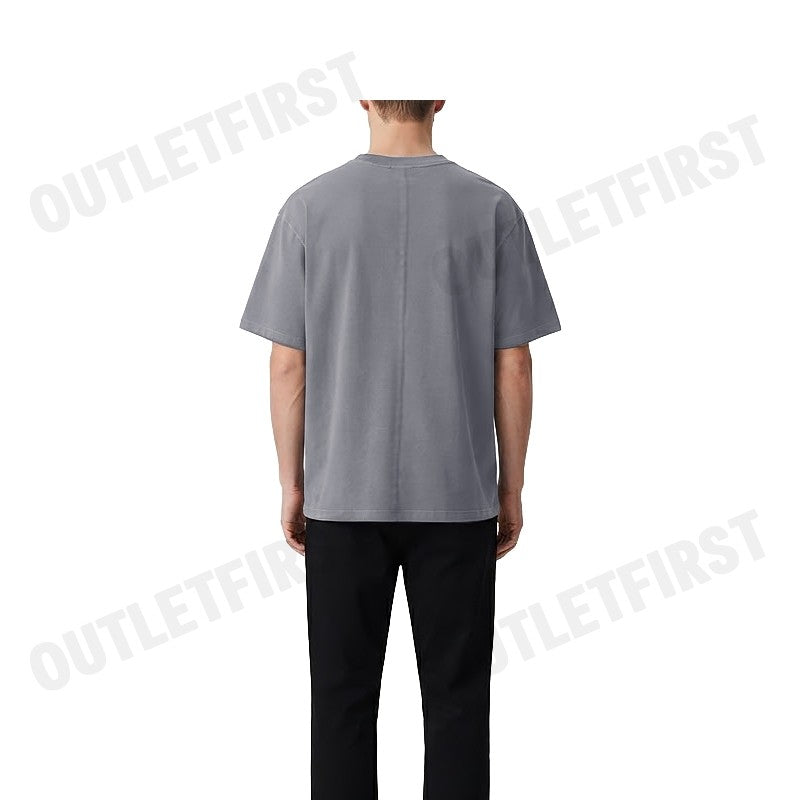 CALVIN KLEIN JEANS รุ่น MINERAL DYED CROPPED SHORT CODE: 4RC299G 8MN เสื้อยืด เสื้อคอกลม เสื้อผู้ชาย