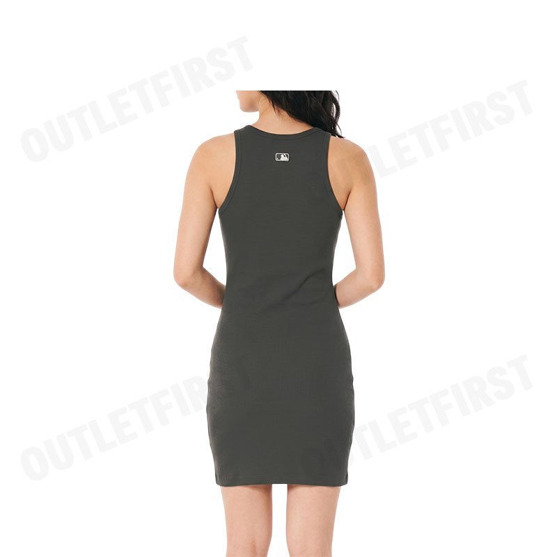 MLB รุ่น WOMEN'S VARSITY VINTAGE SLIM FIT SLEEVELESS DRESS CODE: 3FOPV0253 43CGD ชุดเดรส เดรสแขนกุด เดรสผู้หญิง