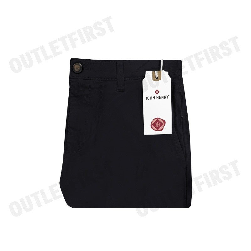 JOHN HENRY รุ่น MEN'S SLIM FIT SHORTS PANT (NAVY) CODE: JH F124MSHSM02 กางเกงขาสั้น กางเกงผู้ชาย กางเกงลำลอง