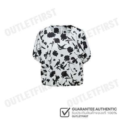 G2000 รุ่น WOMEN CLOTHING COLLARLESS BLOUSE LOOSE FIT CODE: 41241670 02 เสื้อเบลาส์ผู้หญิง เสื้อสีขาว เสื้อจีทูเทาซัน